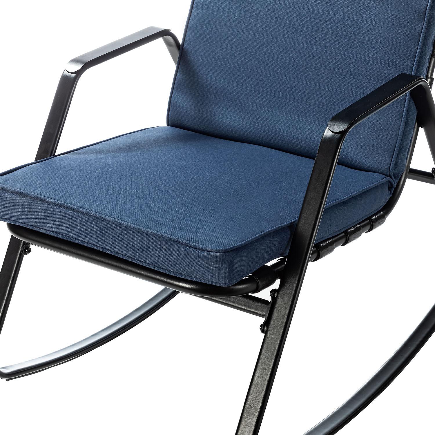 Indigo Outdoor Rocking Chair and Table Set