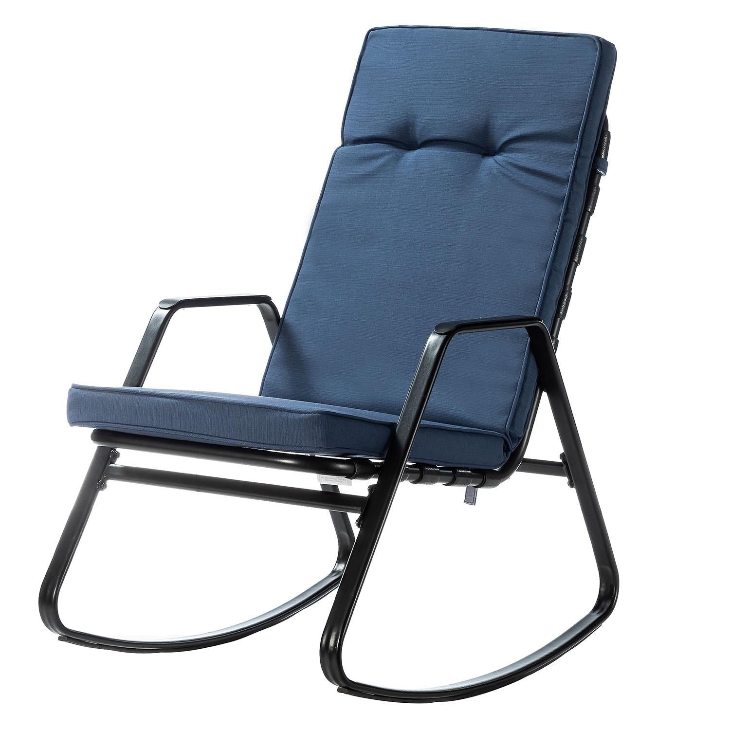 Indigo Outdoor Rocking Chair and Table Set