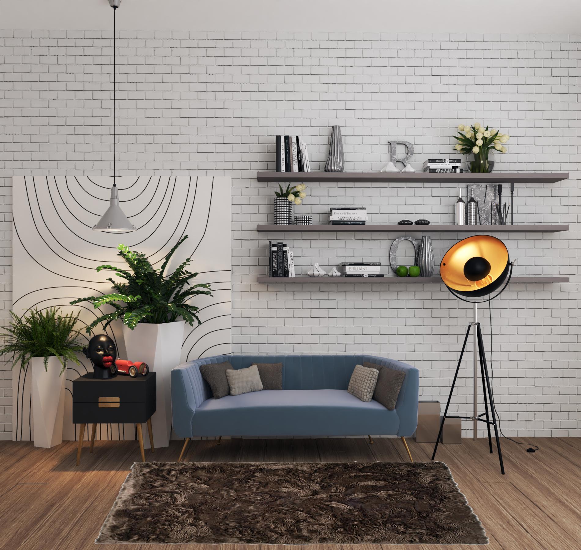 5' X 8' Chocolate Faux Fur Non Skid Area Rug