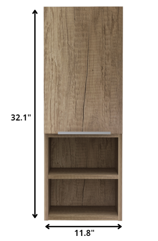 32” Modern Light Oak Medicine Cabinet