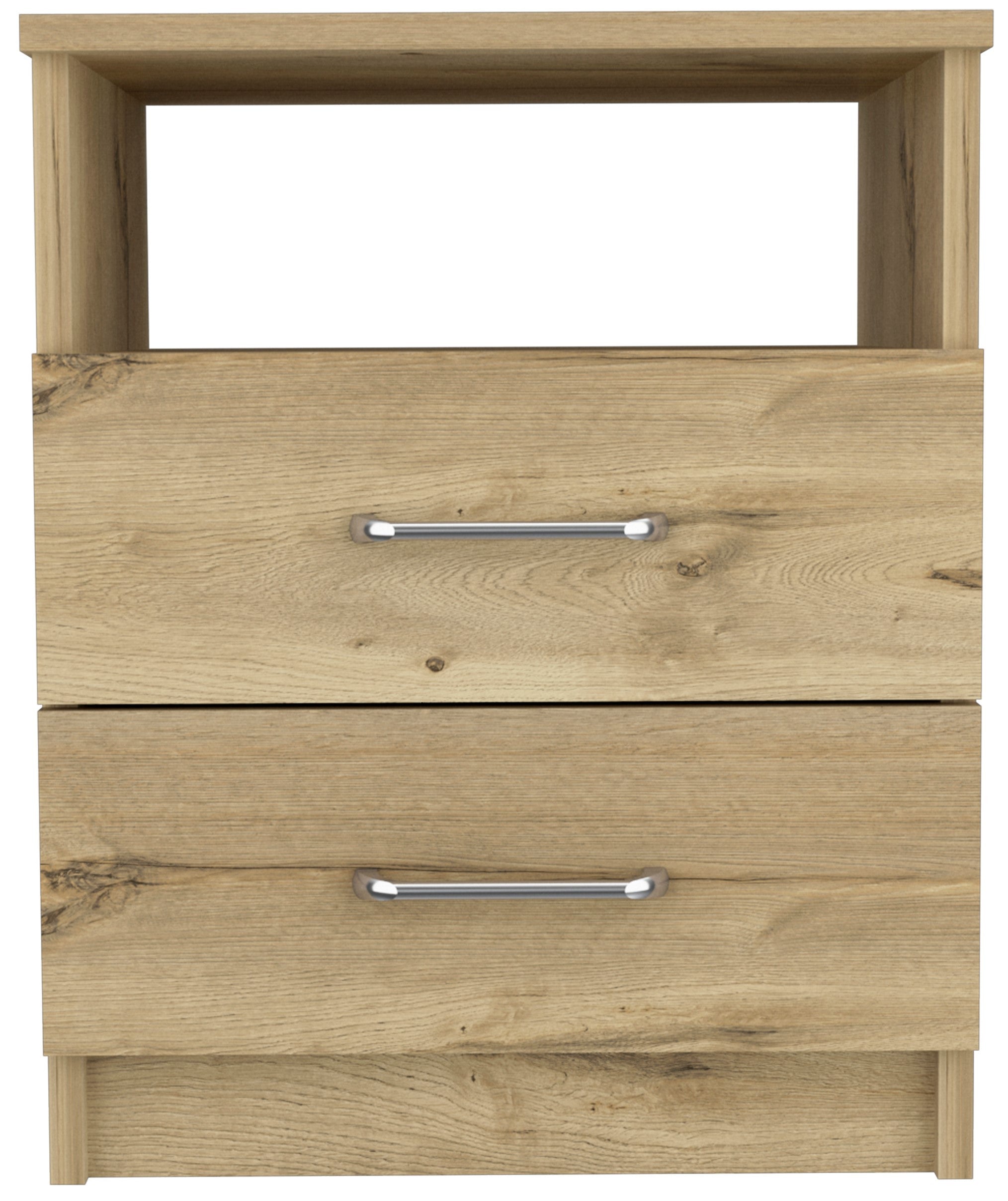 Modern and Stylish Light Oak Particle Bedroom Nightstand