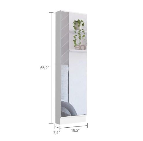 Modern and Contemporary White Particle Shoe Rack