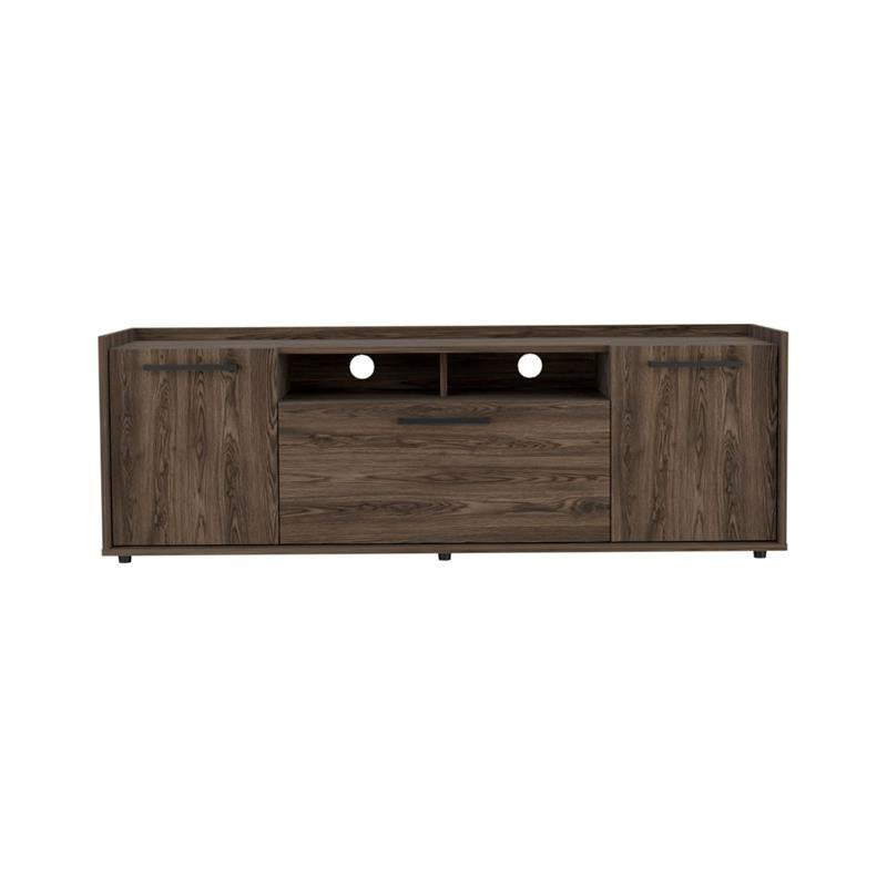 Stylish and Rich Dark Walnut Television Stand