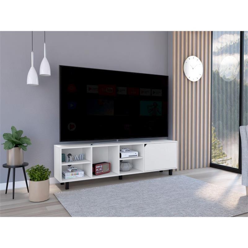 Stylish and Fresh White Television Stand