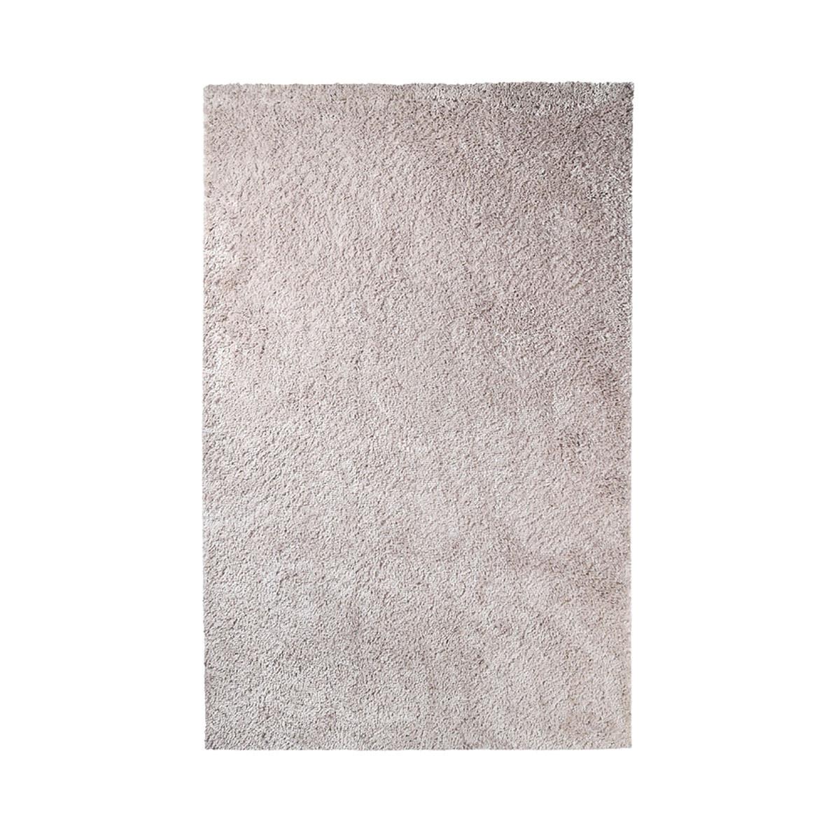 8' X 10' Beige Shag Stain Resistant Area Rug Default Title