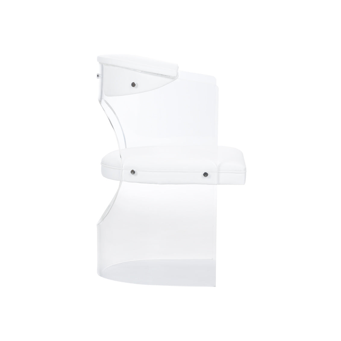 Baran Barrel Back Chair - White