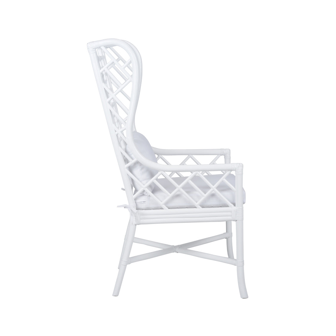 Gwyneth Wing Chair - Pure White