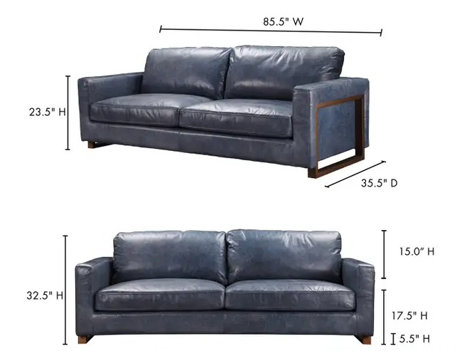 Nikoly Sofa - Navy Blue