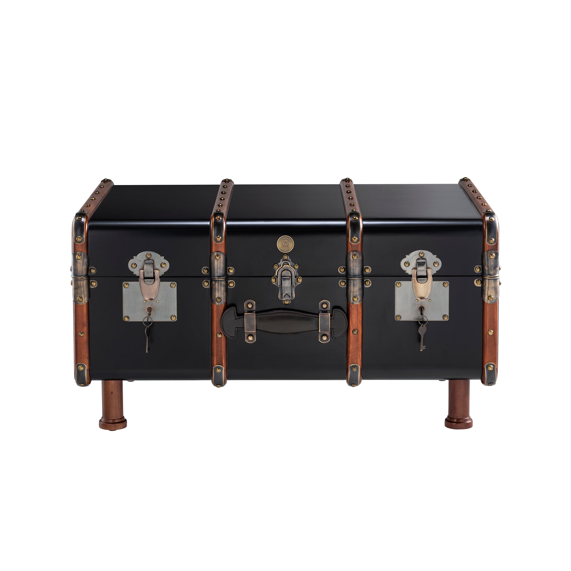 Stateroom Trunk Table, Black